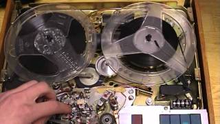 Tandberg tape recorder 9041X inside view [upl. by Tibold]