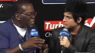 Adam Lambert Randy Jackson Grammy Interview 012910 [upl. by Oznole]