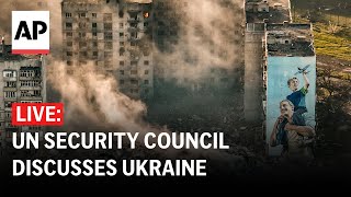 LIVE UN Security Council meeting on RussiaUkraine war [upl. by Airalednac]