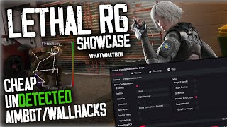 LETHAL R6 FULL  Rainbow Six Siege  AIMBOTESPMORE  BEST SAFEST LEGIT CHEATING on the Market [upl. by Allimaj93]