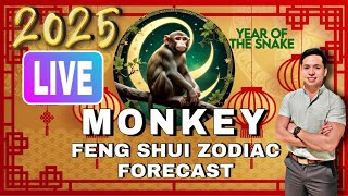 MONKEY FENG SHUI ZODIAC 2025 FORECAST LIVE [upl. by Anselmi537]