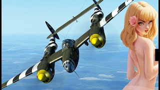 P38J  Ace in a flight  California Cutie  Outro [upl. by Michelsen]