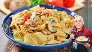 Pappardelle alla Boscaiola [upl. by Hareehahs]