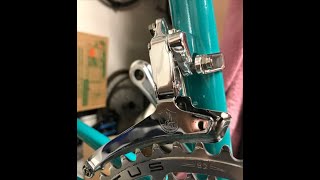 How To Restore a Vintage Campagnolo Front Derailleur Triomphe  Victory [upl. by Iline]