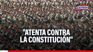 🔴🔵Quispe califica de quotaberraciónquot la propuesta de juzgar a militares y policías en fuero militar [upl. by Ert]