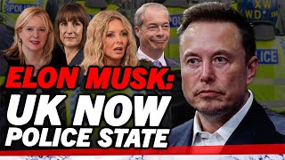 23yo female TikToker JAILED amp Allison Pearson hunted by cops as Elon Musk says quotUK is police statequot [upl. by Deane608]