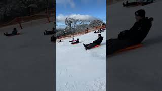 Snow tubbing snowtubing snowboarding snow sliding [upl. by Lig]