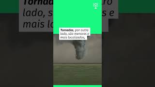 Qual a diferença entre furacão ciclone e tornado [upl. by Eneja518]