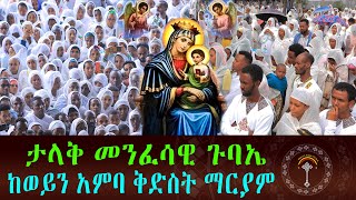 🛑LIVE ከወይን አምባ ቅድስት ማርያም ቤተክርስቲያን ታላቅ መንፈሳዊ ጉባኤ ንቁ ሚዲያ በቦታው ተገኝቶል እናተም በስደት ያላችሁ ለሌሎች ሼር ሼር አድርጉ [upl. by Giraldo]