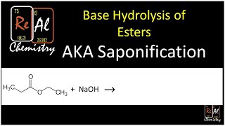 Base hydrolysis of esters  Real Chemistry [upl. by Delfine]