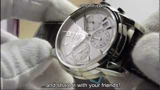 Longines L27524720 St Imier automatic chrono steel white dial [upl. by Anaeed]