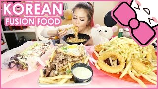 KOREAN FUSION FOOD  MUKBANG [upl. by Keg235]