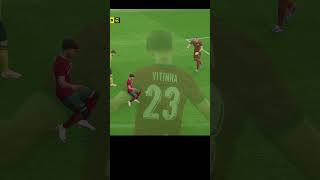 Vitinha awesome goal  Portugal vs Belgium  eFootball  cr7  acernitro [upl. by Llenrap]