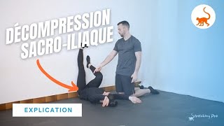 Stretching de Décompression pour les Articulations Sacroiliaques  explications [upl. by Esinereb]