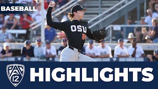 No 6 Oregon State vs No 19 Arizona  Baseball Highlights  Game 1  2024 Season [upl. by Kruger]