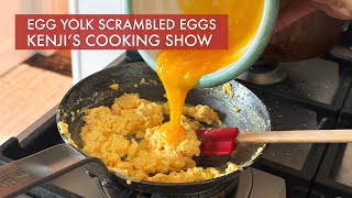 Egg Yolk Scrambled Eggs  Kenjis Cooking Show [upl. by Adnol878]