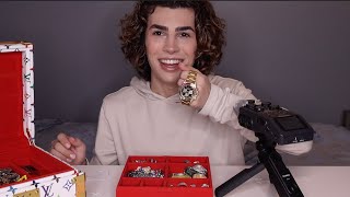 ASMR Whats Inside my Jewelry Box [upl. by Kornher584]