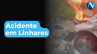 Acidente em Linhares ES [upl. by Demetre]