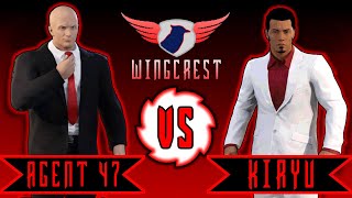 JWE  Wingcrest 34  Agent 47 vs Kazuma Kiryu [upl. by Ednutey]