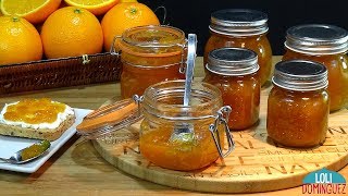 MERMELADA DE NARANJA CASERA Receta muy fácil y natural Loli Domínguez  Recetas [upl. by Besse]