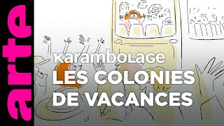 Les colonies de vacances  Karambolage  ARTE [upl. by Anchie229]