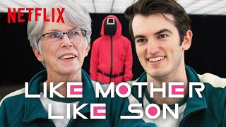 The Mother and Son duo on Squid Game The Challenge Test How Well They Know Each Other  Netflix [upl. by Minor846]