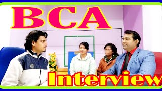 BCA Interview questions answers freshers l video [upl. by Fleeta]