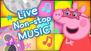 Peppa Pig Official Music Videos 🐷 Peppa Pig Music amp Songs 247 🪩 Peppa Pig Theme Tune Remix amp More [upl. by Enoj]