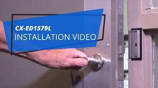 CXED1579L AllinOne Electric Strike  Installation Video [upl. by Doralia]