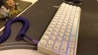 KBD67 w635g Healios  Typing Test [upl. by Iana403]