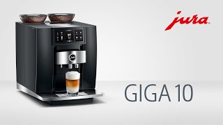 JURA GIGA 10  Fully automatic coffee machine [upl. by Marks]