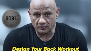 Design your own workout to develop your back muscles backworkout rowing pulldowns upperback [upl. by Vally]