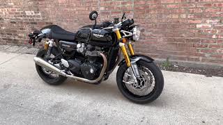 Triumph Thruxton RS 2022 Jet Black [upl. by Animar]