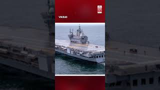 INS Vikrant Indias First Indigenous Aircraft Carrier Begins Second Phase of Sea Trials  Shorts [upl. by August683]