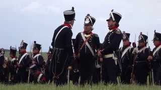 The British Granadiers from the french lines  Live sound Waterloo 2015 [upl. by Burlie833]