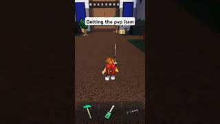 BABFT Getting the pvp item roblox [upl. by Drofxer]