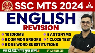 SSC MTS 2024  SSC MTS English Classes by Shanu Rawat  SSC MTS English Revision [upl. by Rudin]