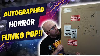 Unboxing a Autographed Horror Funk Pop Grail [upl. by Nared131]