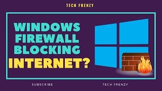 How to Fix Your Internet Access is Blocked Windows Firewall has Blocked Easy [upl. by Notgnillew]