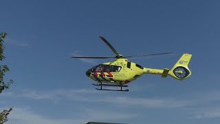 lifeliner 1 PHDOC stijgt op vanaf een inzet in Papendrecht  spoedretour Ambu 18174 [upl. by Loretta324]