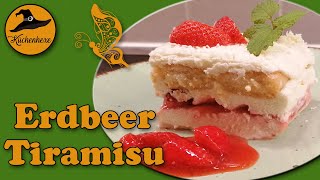 Erdbeer Tiramisu Ein himmlisch luftiges Dessert [upl. by Anilorak114]