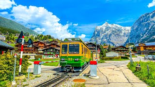 Grindelwald is the most loved Swiss village 🇨🇭 Switzerland 4K [upl. by Hannis]