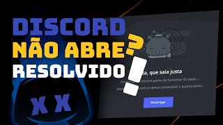 ✅ RESOLVIDO Meu discord não abre no PC como resolver [upl. by Ennayd]