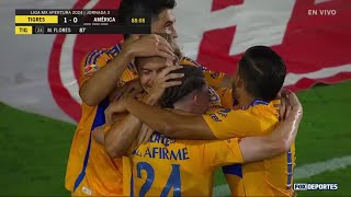 😳🤩 MARCELO FLORES SORPRENDE  Tigres 10 América  Jornada 3 Apertura 2024  Liga MX [upl. by Auhsuj]