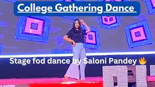 College Gathering Dance 2024  Special Entry  Bollywood Dance  Saloni Pandey Choreography  Dance [upl. by Imac]