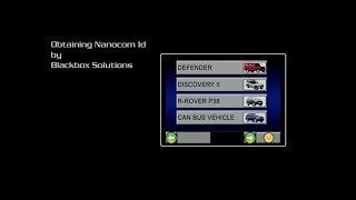 Step 1 Obtaining Nanocom ID [upl. by Noll]