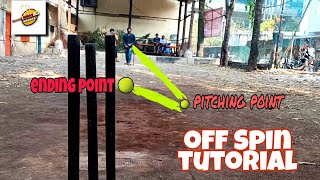 Off Spin Tutorial In Underarm Box Type Cricket [upl. by Eliot495]