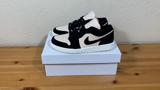 Nike Air Jordan 1 Low Black Guava Ice W DC0774003 [upl. by Ahkos]