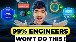 Data Engineering Certifications To Get Ahead Of 99 People [upl. by Hadias]