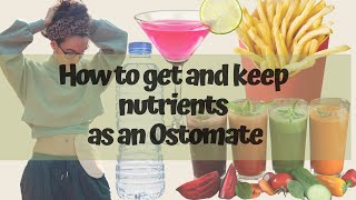 How to get and keep nutrients as an ostomate ostomytips ostomy ostomycare [upl. by Isbel102]